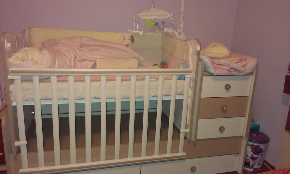 Детскa кошара 3в1 + 2 матрака