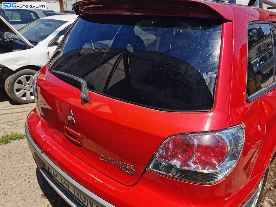 Hayon Haion Portbagaj Dezechipat Cu Luneta Geam Sticla Mitsubishi Outlander 2003 - 2008 Culoare Rio Red Metallic R20 R20B [0591]