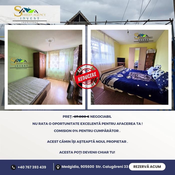 Casă solidă de vânzare în Medgidia – Spațiu, confort și siguranță!