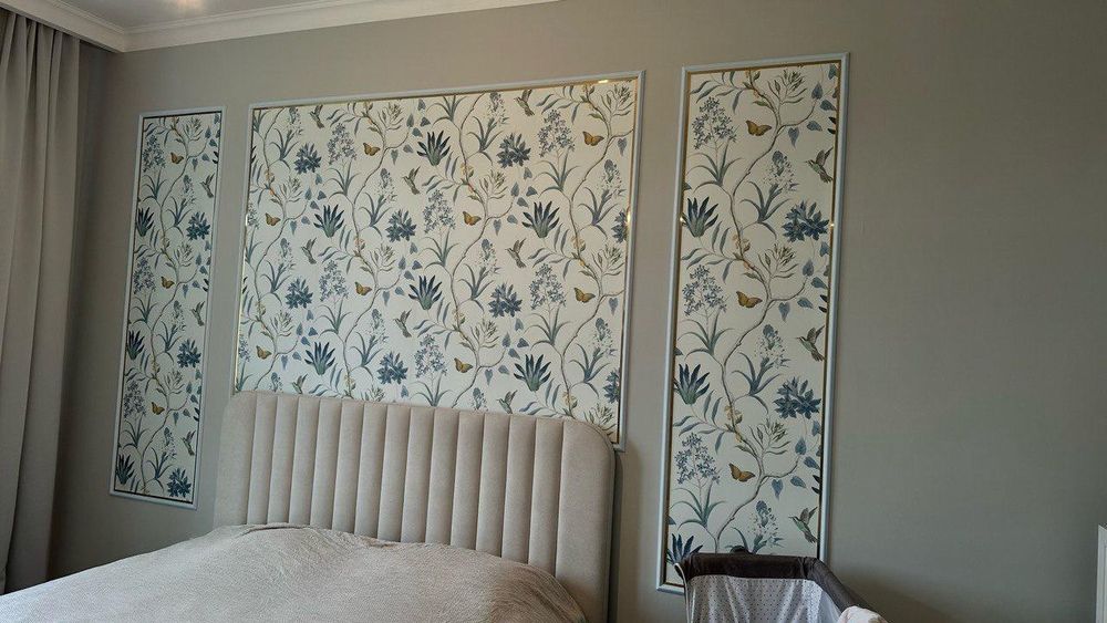 Поклейка обоев всех видов