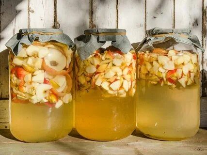 Яблочный уксус домашний