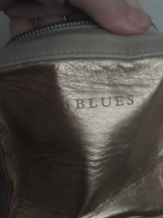 ISLUES Max Mara Original 100% Кожа златна чанта