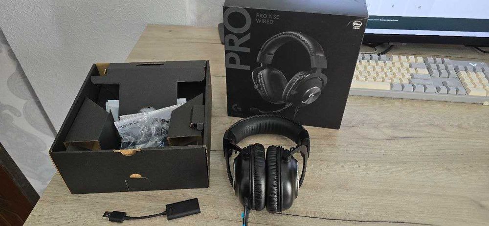 Наушники игровые профессиональные LOGITECH PRO X SE WIRED
