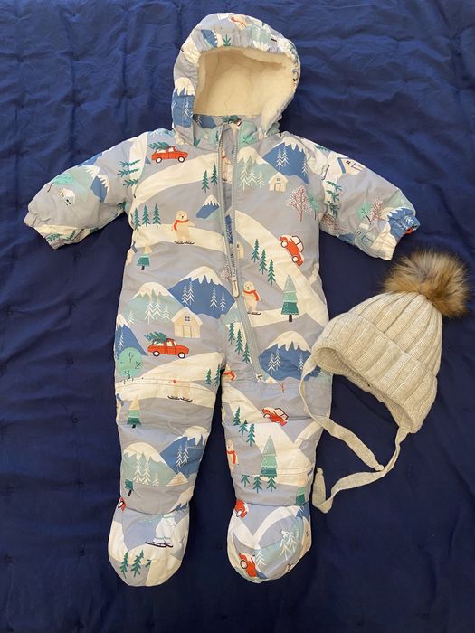 Комбинезон зимний на 3-6 мес