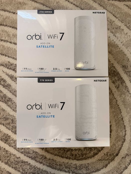 Netgear Orbi RBE770 (WiFi 7) – NOI, SIGILATE