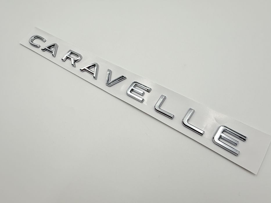 Emblema Compatibila VW Caravelle crom spate