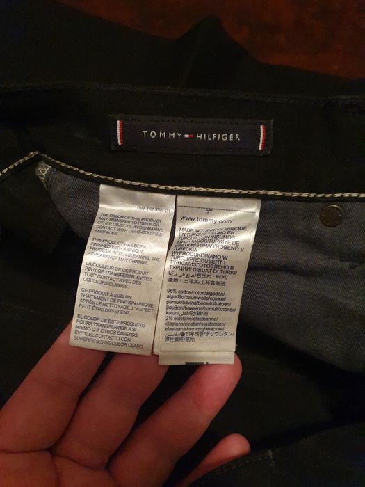 Tommy Hilfiger Layton Extra Slim Fit Черни Дънки Мъжки