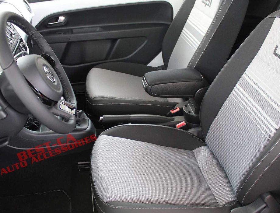 Cotiera auto dedicata textile negru pentru Volkswagen UP 2011-2019 Nou