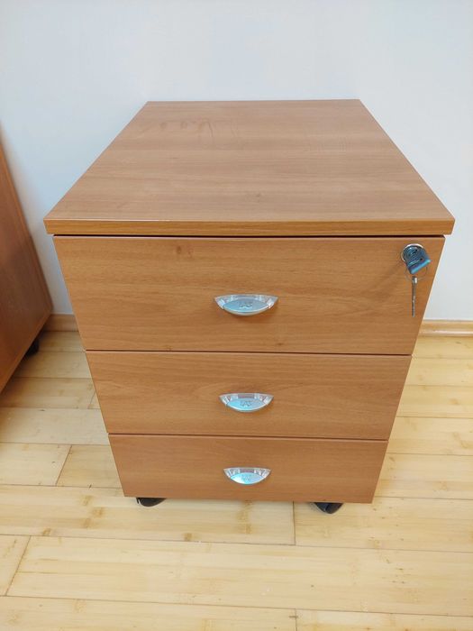 Birou + casetieră LAS, Made in Italy, Mobexpert
