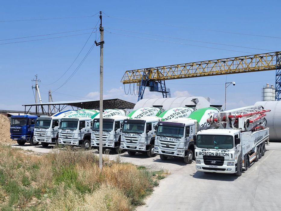 Товарный Бетон (Таййор Бетон) коришмалари М100 маркадан М400 гача