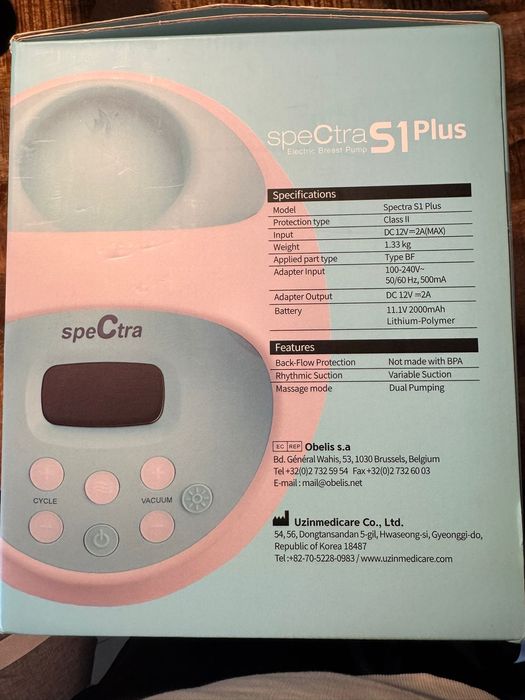 Pompa de sân SPECTRA S1 PLUS - Dual Pumping + GRATUIT accesorii