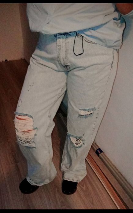 Blugi Cavallone – model ripped / distressed