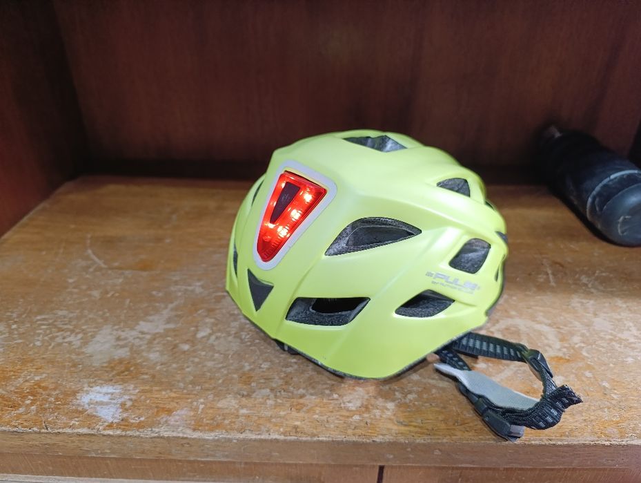 Велошлем Author Pulse Led x8 зелёный