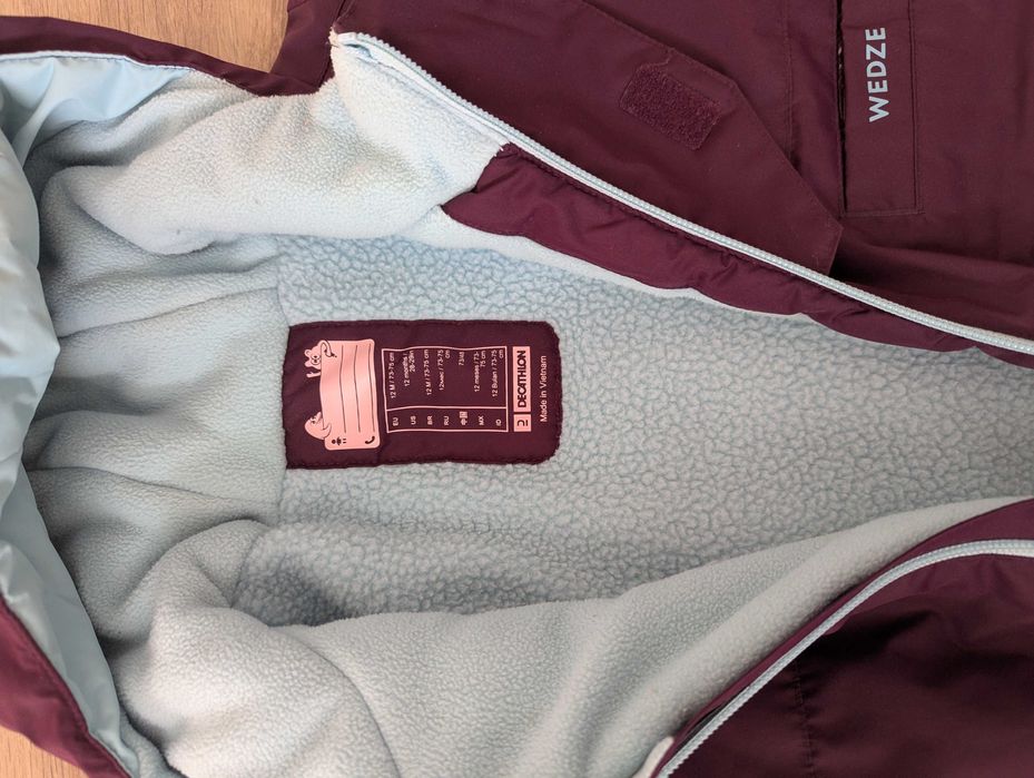 Combinezon iarna dechatlon + colanti de Lana merinos