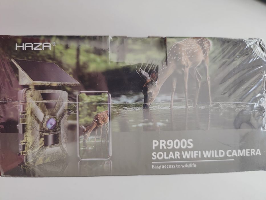 Cameră Vânătoare Haza PR900S, 4K, Solar, Nou, Sigilat