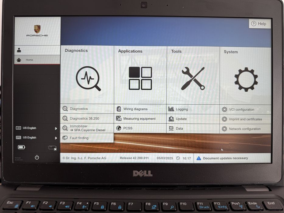 Tester/Diagnoza Porsche PIWIS 3 cu VNCI PT3G CANFD&DOIP+Dell 5280 i5