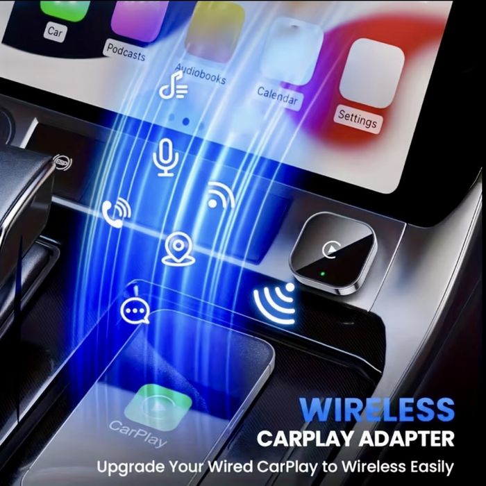 Безжичен адаптер за Android Auto и Apple Carplay