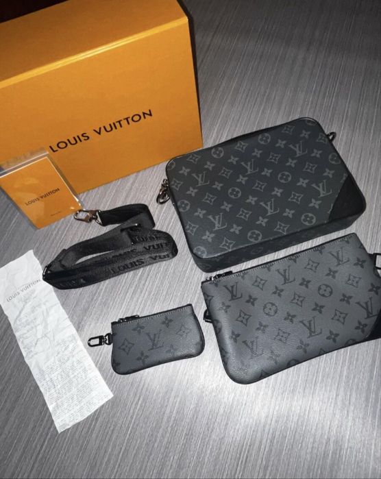 Louis Vuitton Trio Messenger Monogram Eclipse