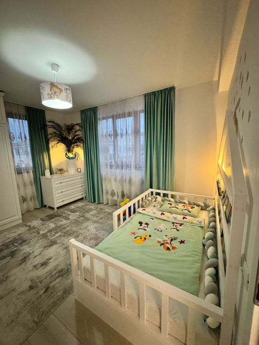 Pat montessori, pat casuta, pat copii, mobila camera copilului