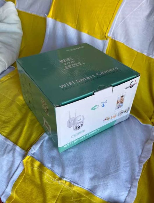 Външна въртяща се камера за видеонаблюдение IP с WIFI, камера 360