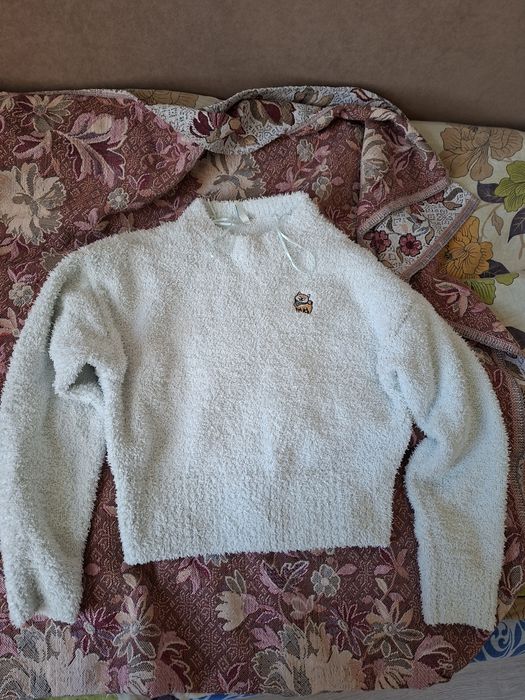 Свитер тедди пушистый