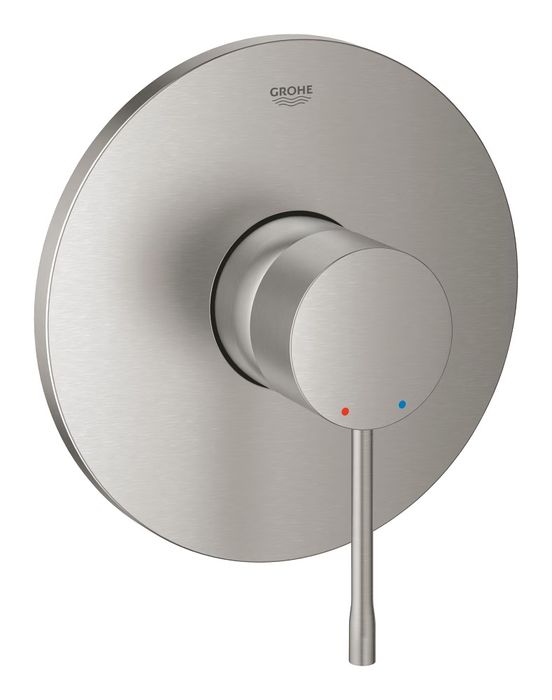 Grohe Артикули за баня цвят super steel, ръчен душ,смесител за вграждане, тяло за вграждане, стенни коляно