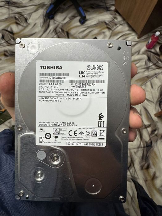 Жеский диск 6 ТБ