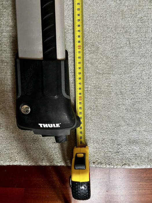 Bare transversale Thule Evo Raised Edge Silver