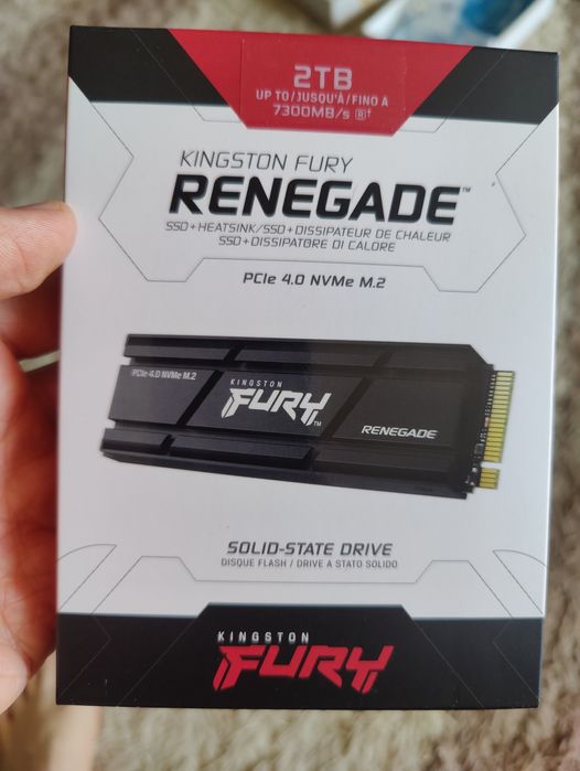 SSD Kingston Fury Renegade 2TB.