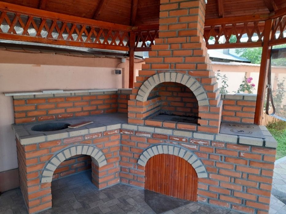 Efectuând grătare din cărămidă