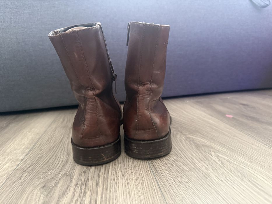 Cizme de piele Hugo Boss
