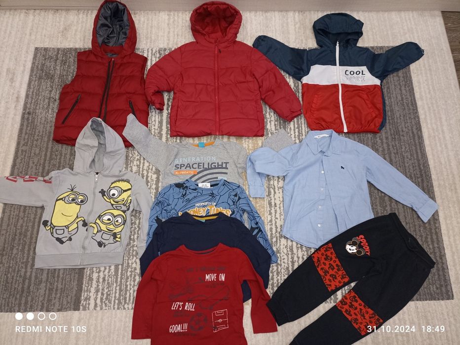 Лот дрехи за момче размер 122 (6 години)