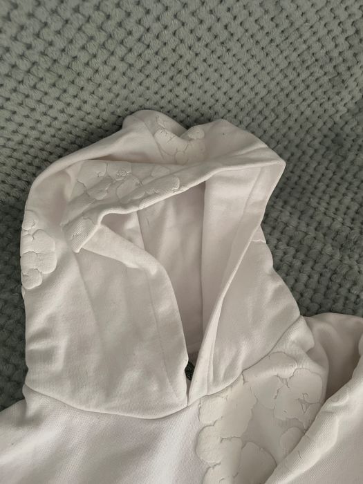 Hanorac denim tears alb