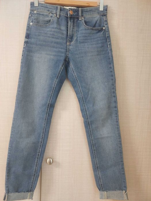 Blugi Stradivarius skinny, mărimea 36, denim albastru / NOI