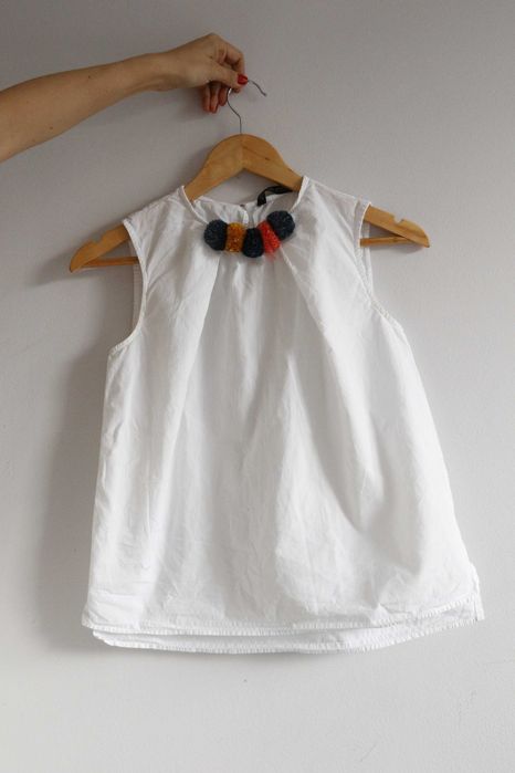 Top alb elegant - Zara