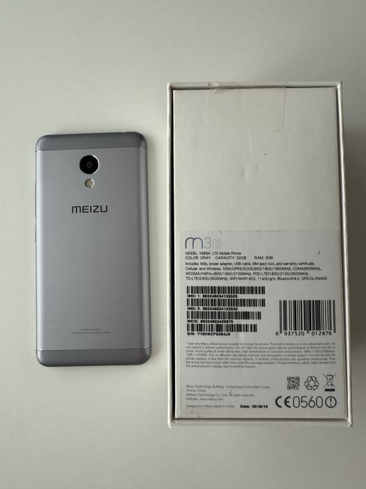 Продам телефон Meizu M3s