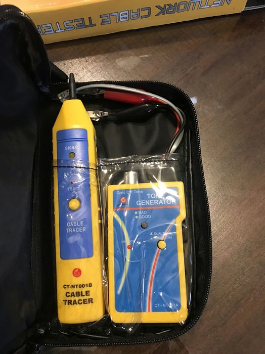 Тестер за кабели и LAN CMP-RCT 10