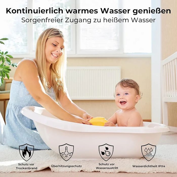 Încălzitor electronic instantaneu de apă ThermoMate ET180, 18 kW, 400 V, rezistent la presiune, temperatură precisă la ieșire/reglabil continuu, 30-6