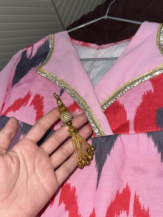 Адрас куйлак,  келинча куйлак , платье в адрас .