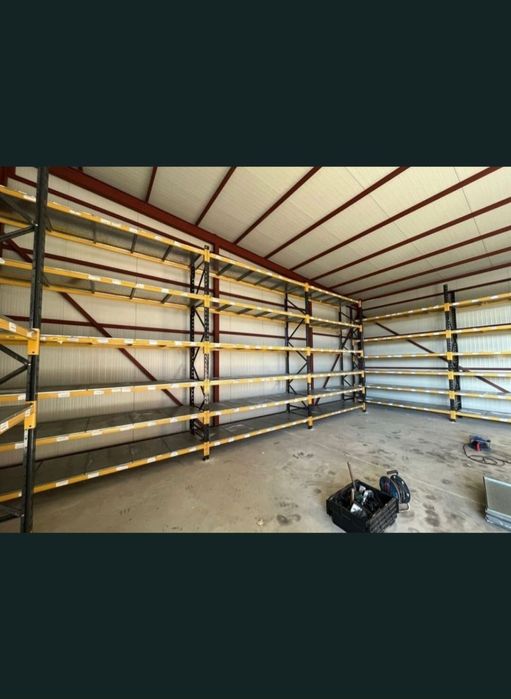 Rafturi metalice depozitare marfa manual cu polițe