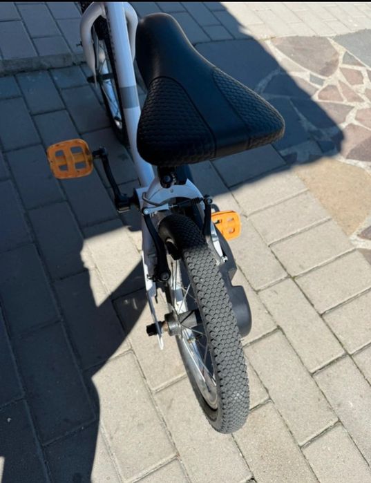 Bicicleta 2 in 1 Discover 500 14” alb copii 90-110 cm