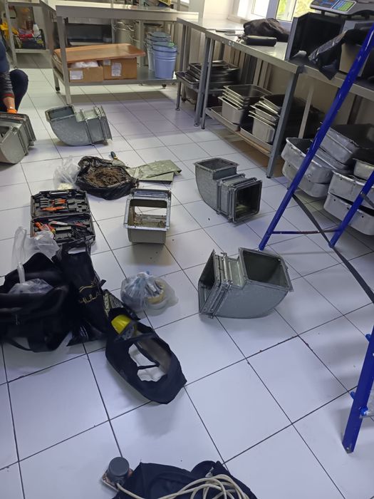Установка профессиональной вытяжки в Астане