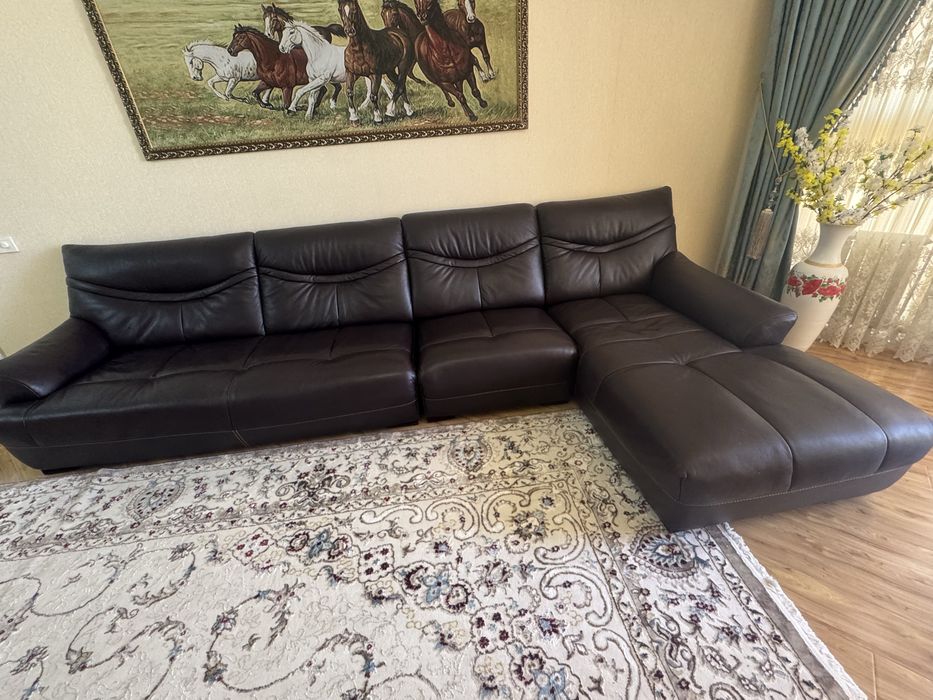 Таза кожа, кожанный диван