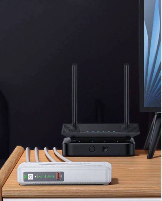 Мини UPS Yesido YP74E для Wi-Fi роутера модема и камер видеонаблюдения