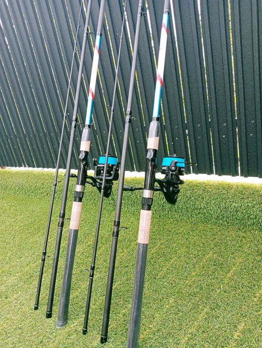 Set 2 Lansete Feeder Pro FL ROYAL 3,9m 60-180 grame + FL Team Feeder T
