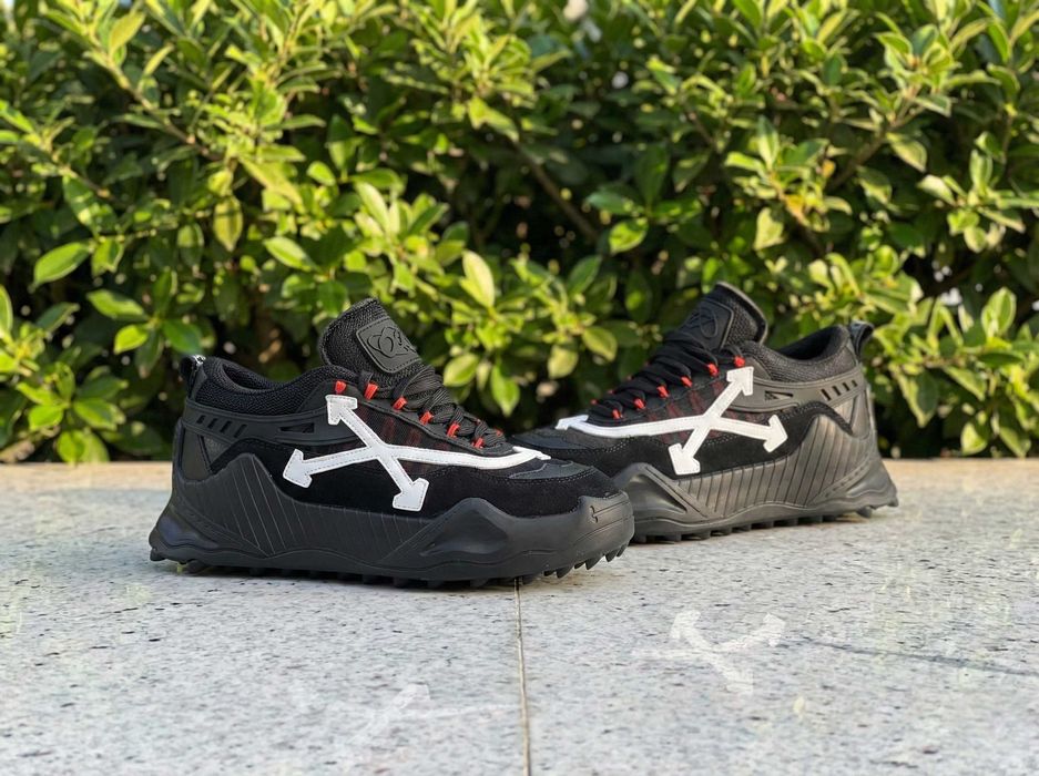 Adidasi Off WHITE Odsy 1000 Negru-Alb - Full Box