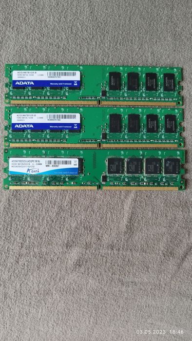 Ram ddr2 3бр.х 1gb desktop computer