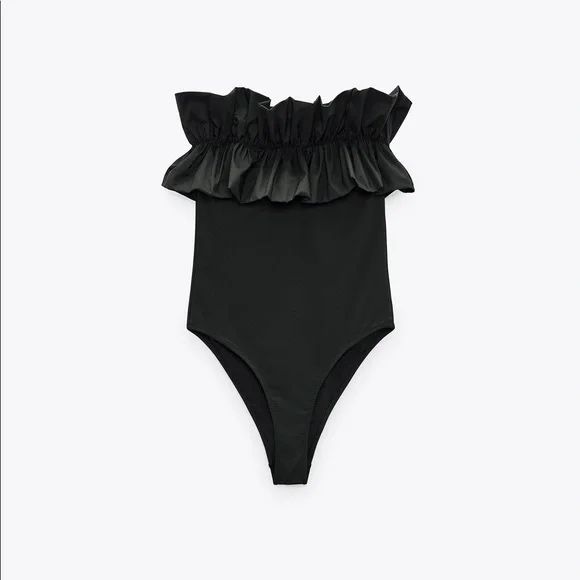 Черно боди от Zara