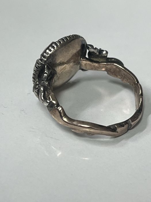 Античен викториански диамантен пръстен (1880 г.)