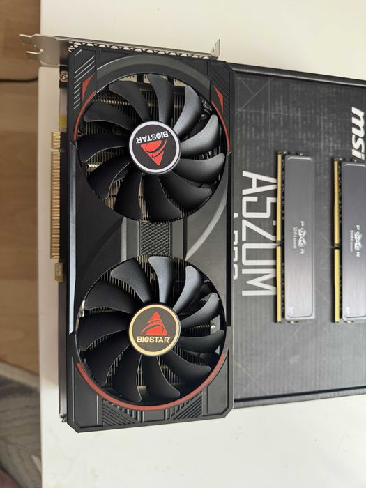 Biostar RTX 3060TI+32GB3200mhz+WiFi TX20E+A520a m-pro